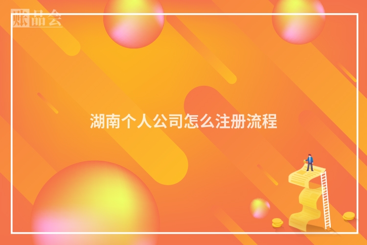 湖南个人公司怎么注册流程