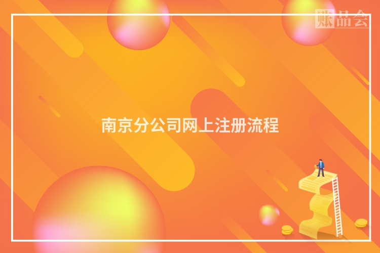 南京分公司网上注册流程