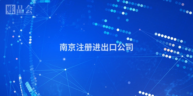 南京注册进出口公司